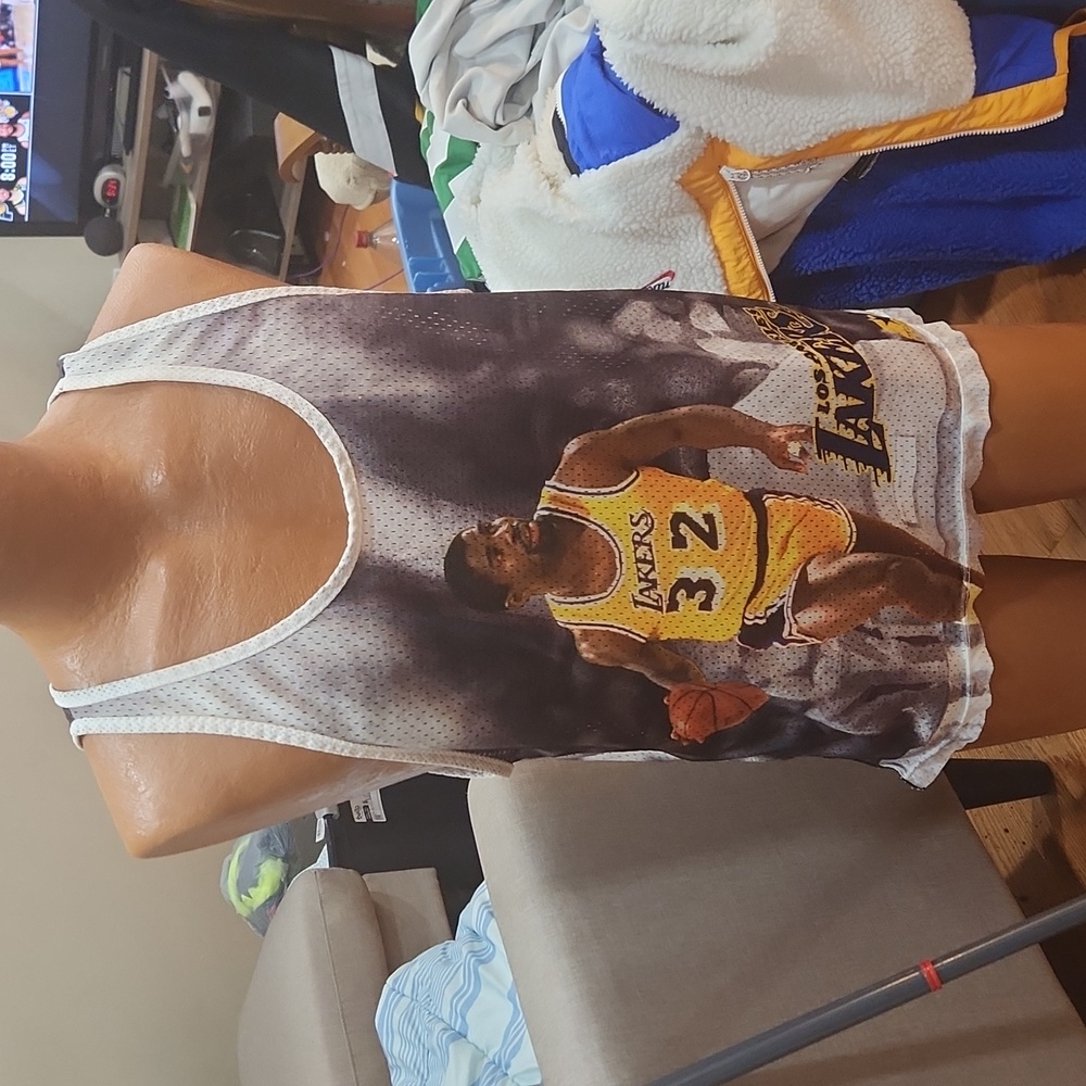 Magic Johnson Los Angeles Lakers Hot Starter Vintage Tank Top